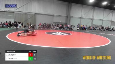 180 lbs Rr Rnd 2 - Cody Savage, Best Trained 14U vs JaKoby Petree, Oklahoma Elite 14u Black