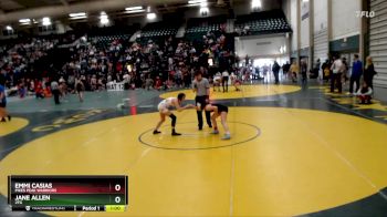 90-101 lbs Cons. Round 1 - Emmi Casias, Pikes Peak Warriors vs Jane Allen, 2TG