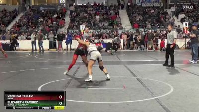 100 lbs Semifinal - Vanessa Tellez, Maize vs Elizabeth Ramirez, Dodge City Academy