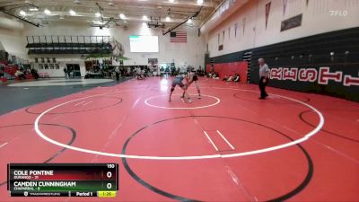 150 lbs Round 2 (4 Team) - Cole Pontine, Durango vs Camden Cunningham, Chaparral