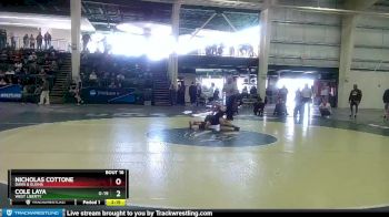 125 lbs Quarterfinal - Cole Laya, West Liberty vs Nicholas Cottone, Davis & Elkins