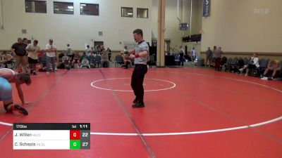 170 lbs Final - Jack Willen, HS Cincinnati WC vs Chase Schepis, HS Gladiators