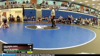 125 lbs Semis (4 Team) - Kadyn Blackwell, Franklin Community vs Jullianne Cantu, Hobart