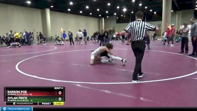 125 lbs Round 2 (6 Team) - Karson Poe, Alabama Elite Gold vs Dylan Price, Alabama Elite Black 