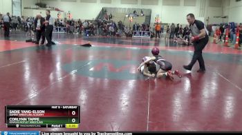 70 lbs Round 5 - Sadie Yang-Elson, Summit Wrestling Academy vs Corlynn Tappe, Staples Motley Wrestling