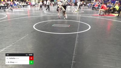 60 lbs Round Of 16 - Logan Vallalla, Pennridge vs Gage Shay, Slippery Rock