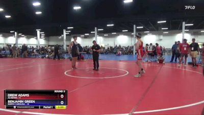 187 lbs Round 3 (6 Team) - Drew Adams, Alabama vs Benjamin Green, North Carolina