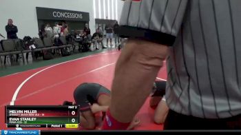 129 lbs Round 2 (8 Team) - Melvin Miller, Dynasty Death Row (NJ) vs Evan Stanley, POWA (CO)