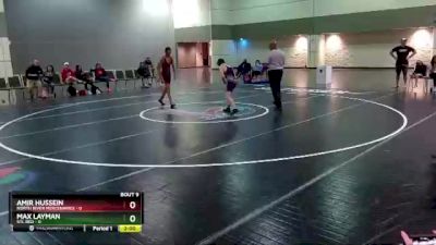 106 lbs Round 2 (16 Team) - Amir Hussein, North River Mercenaries vs Max Layman, STL Red