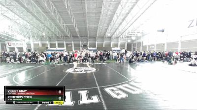 130 lbs Cons. Round 6 - Remedios Coen, Volcano Vista vs Violet Gray, Central - Grand Junction