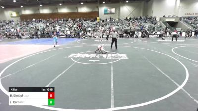 42 lbs Consolation - Brantley Gimbel, Legacy Elite WC vs Lennox Caro, Mat Demon WC