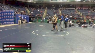 4A 113 lbs Champ. Round 1 - Johnny Ramos, Cary vs Cayden Glass, West Forsyth