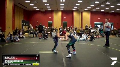 85 lbs Round 3 (6 Team) - Zayden Rodriguez, Riot Room vs Alex Leon, Tribe Wrestling