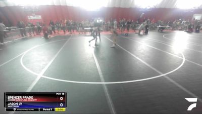 113 lbs Cons. Round 2 - Spencer Prado, Askren Wrestling Academy vs Jason Ly, Wisconsin