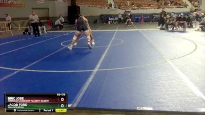 D3-175 lbs Quarterfinal - Bric Jobe, American Leadership Academy Gilbert vs Jacob Ford, Mica Mountain