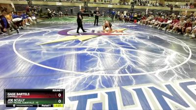 133 lbs Round 1 (4 Team) - Joe Scully, Saint Michael Albertville vs Gage Bartels, Chatfield