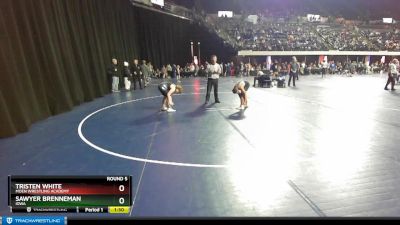 135 lbs Round 5 - Sawyer Brenneman, Iowa vs Tristen White, Moen Wrestling Academy