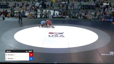 160 lbs Semis - Braeden Scoles, Wisconsin vs Ethan Birden, Ohio