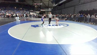 102 lbs Champ. Round 2 - Wyatt Gardner, Enumclaw Yellow Jackets Wrestling Club vs Grayson Slatter, Mt Spokane Wrestling Club