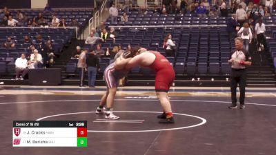 285 lbs Consi Of 16 #2 - Jeffrey Crooks, Harvard vs Marc Berisha, Sacred Heart