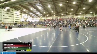 54 lbs Cons. Round 3 - Graham Cochran, Uintah Jr High Wrestling vs Mason Lake, Delta Wrestling Club