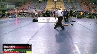 125 lbs Round 5 (8 Team) - Damion Ryan, Bellarmine vs Caleb Olgers, Apprentice School