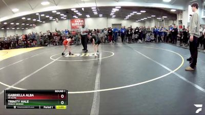 53-59 lbs Round 1 - Trinity Hale, Prince George vs Gabriella Alba, VA Elite