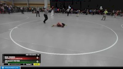 63 lbs Cons. Round 3 - Roc Rhees, Greater Heights Wrestling vs Graham Meyer, Iowa