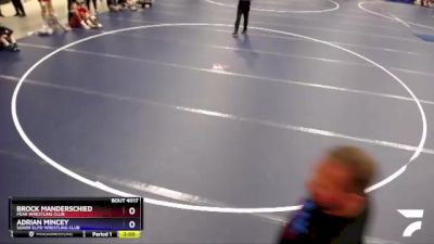 102 lbs Quarterfinal - Brock Manderschied, Peak Wrestling Club vs Adrian Mincey, SOARR Elite Wrestling Club