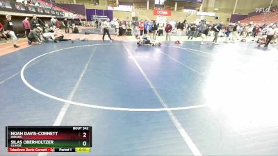 157 lbs Cons. Round 2 - Noah Davis-Cornett, Indiana vs Silas Oberholtzer, Illinois