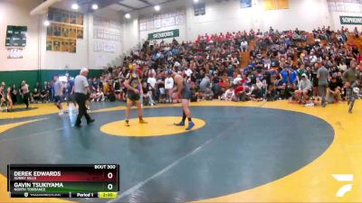 152 lbs Champ. Round 2 - Gavin Tsukiyama, North Torrance vs Derek Edwards, Sunny Hills