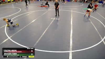 93 lbs Semifinal - Colton Libson, Scoring Edge Wrestling Center vs Brayden Tobin, Flat Earth Wrestling Club