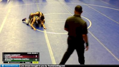 113 lbs Cons. Round 3 - Spencer Madson-Castillo, California vs Caden Garriott, South Torrance High School Wrestling