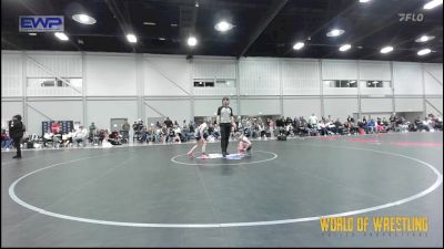 65 lbs Quarterfinal - Aviree Williams, Sisters On The Mat Black vs Kelsey Palmer, Aggression Legionaries Girls