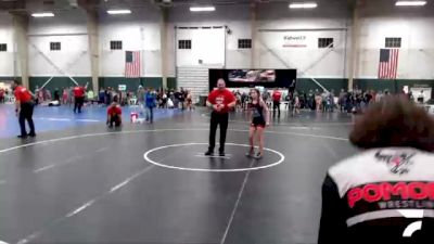 110 lbs Quarterfinal - Zoe Gabel, Pikes Peak Warriors vs Richard Book, POMONA ELITE