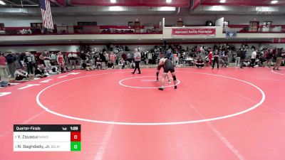 152 lbs Quarterfinal - Youssef Zouaoui, North Andover vs Nadim Baghdady, Jr., Belmont