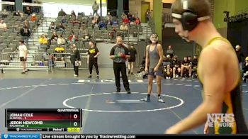 144 lbs Quarterfinals (8 Team) - Calvin Moon, MacArthur vs Silas Carney, Glenpool