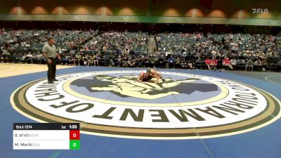 113 lbs Round Of 16 - Dorian Ervin, Eaglecrest vs Manuel Martir, De La Salle