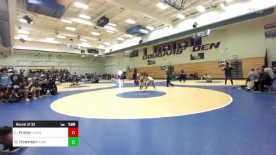 141 lbs Round Of 32 - Layronz Fraser, Granite Hills-El Cajon vs Drake Hooiman, SLAM Academy (NV)