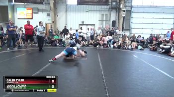 210 lbs Round 2 (8 Team) - Caleb Tyler, Dynasty vs Lukas Zalota, PA Alliance Blue