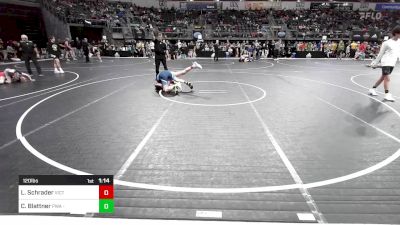 120 lbs Semifinal - Levi Schrader, Victory Wrestling vs Chase Blattner, Purler Wrestling Academy