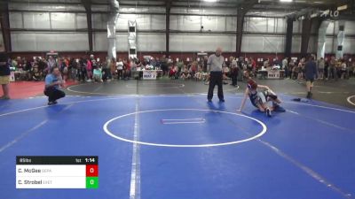 85 lbs Quarterfinal - Carter McGee, Sepa vs Corbin Strobel, Exeter