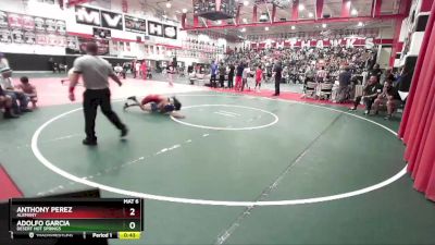 113 lbs Cons. Round 2 - Anthony Perez, Alemany vs Adolfo Garcia, Desert Hot Springs