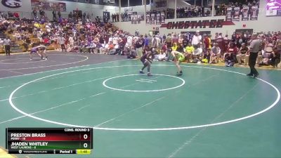 126 lbs Semis & 3rd Wb (16 Team) - Preston Brass, Perry vs Jhaden Whitley, West Laurens