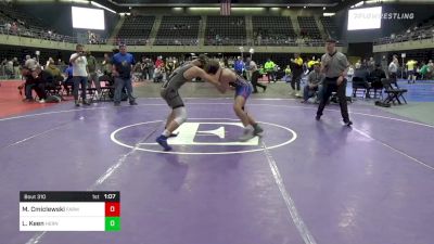 150 lbs Quarterfinal - Matthew Cmiclewski, Farmingdale vs Landon Keen, Herndon