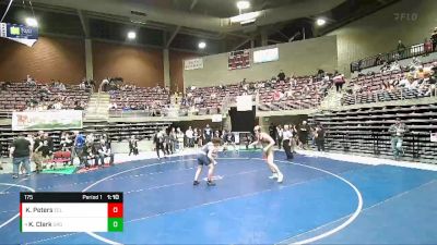 175 lbs 3rd Place Match - Kaleb Clark, Green River Grapplers vs Kaapuni Peters, LV Bear Wrestling Club