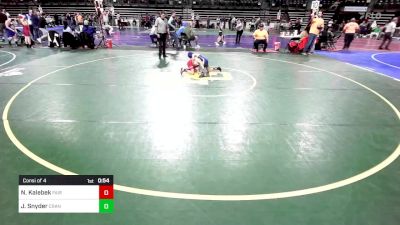 60 lbs Consi Of 4 - Noah Kalebek, Fair Lawn vs Joey Snyder, Cranford