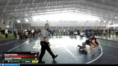 138 lbs Cons. Round 6 - Dylan Boren, Uintah vs Spencer Hacking, Farmington