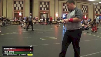 108 lbs Finals (8 Team) - Matty Ortega, Yale Street WC vs Noah Barke, Pro Ex/Prestige