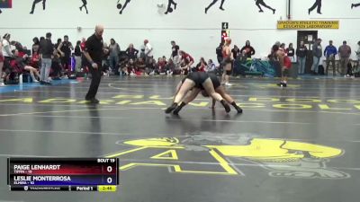 143.0 Round 3 (16 Team) - Leslie Monterrosa, Elmira vs Paige Lenhardt, Tiffin